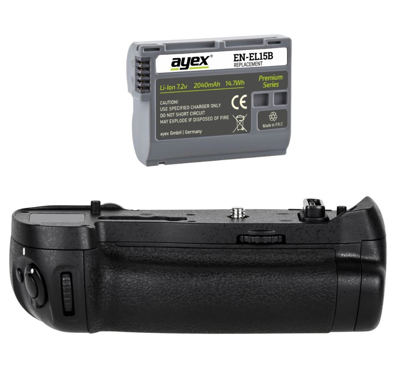 Batteriegriff Set für Nikon D850 wie MB-D18 + 1x EN-EL15B Akku