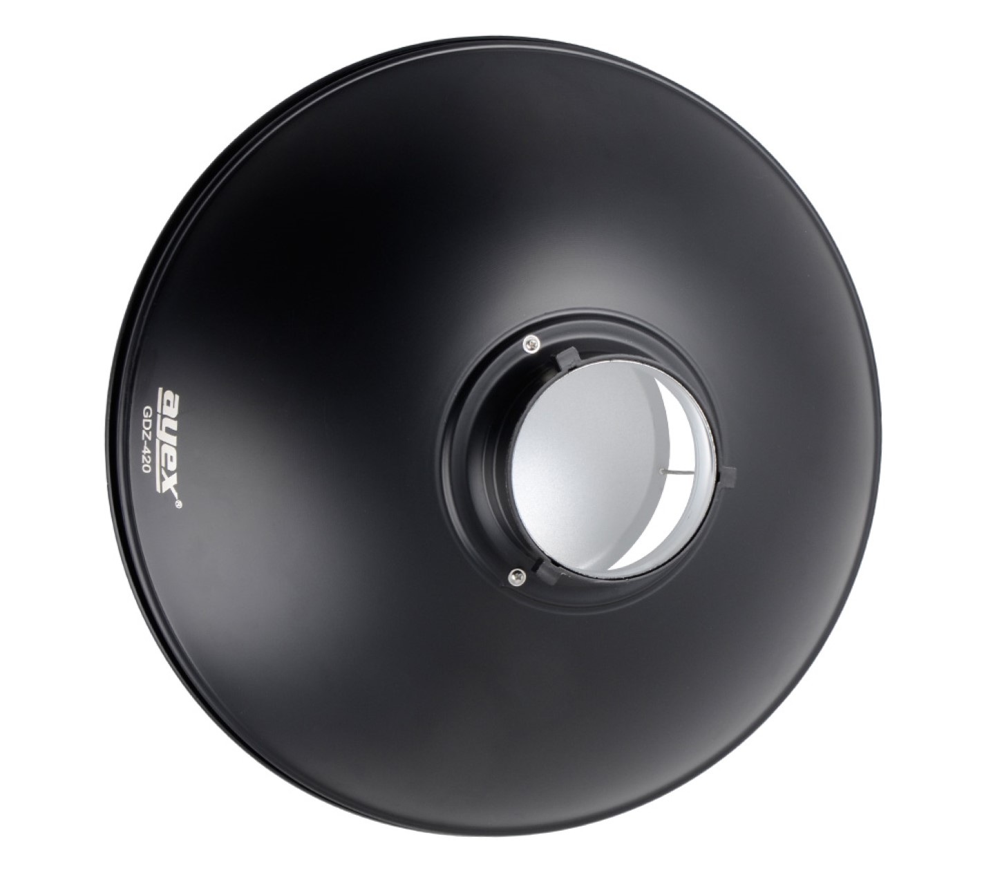 ayex Beauty Dish Lichtformer für Bowens, 42cm mit Wabenvorsatz und Diffusor