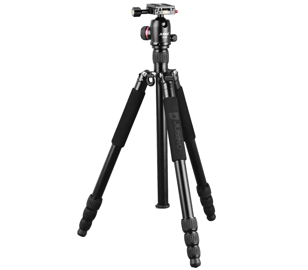 Traveller Stativset leichtes Tripod/Monopod JUSINO TK-254 mit Kugelkopf BT-02